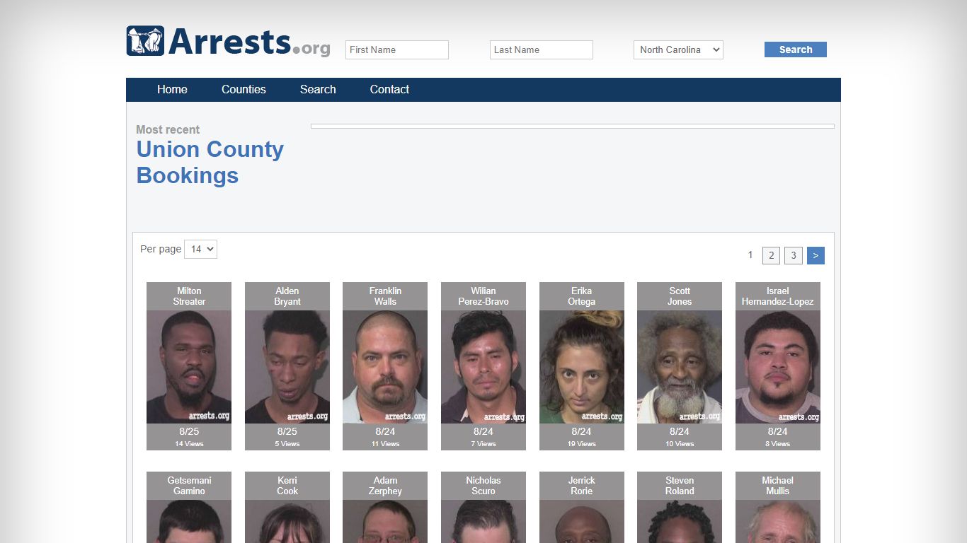 Union County Arrests and Inmate Search